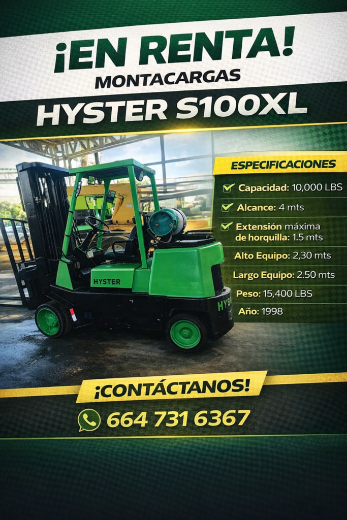 Renta de montacargas económicos en Tijuana para proyectos industriales